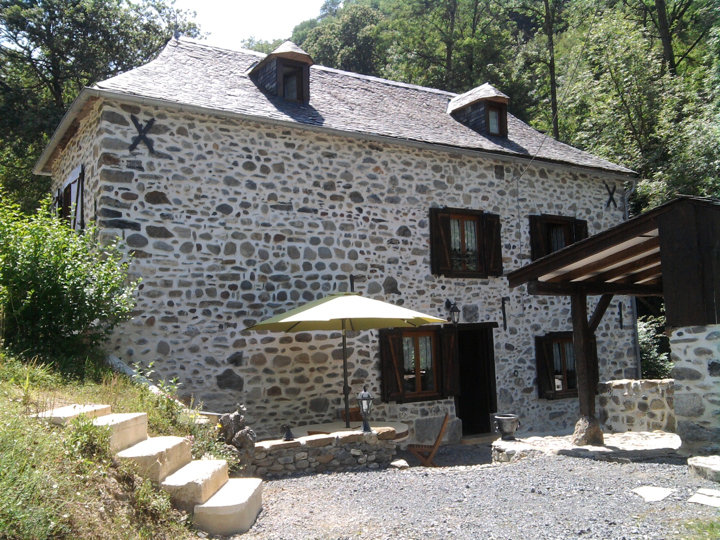 Gîte Pays Basque Soule facade-2-moulin-Laguinge 