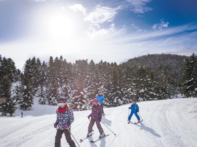 Val Louron, ski en famille